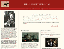 Tablet Screenshot of denisdutton.com